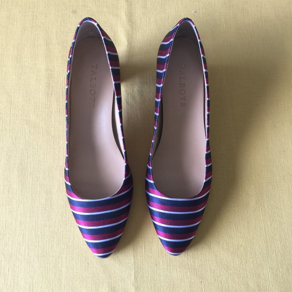 Red, White and Blue Pumps